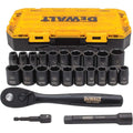 2026 DEWALT DWMT74739 Coffret de douilles à choc 1/2" 23 pièces : Bricolage