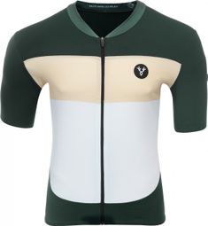 Maillot Manches Courtes LeBram Eze Vert Agave Crème Coupe Ajustée — photo 2