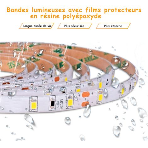 Acezanble – Miroir lumineux de salle de bain 120 x 80 cm – Éclairage LED anti-buée – IP44 – Interrupteur tactile – Montage vertical/horizontal — photo 4