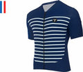 Maillot Manches Courtes LeBram Ventoux Marine Coupe Ajustée — photo 1