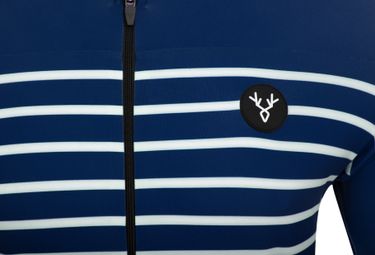 Maillot Manches Courtes LeBram Ventoux Marine Coupe Ajustée — photo 4