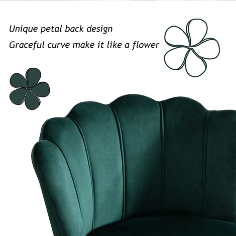 Wahson Lot de 2 tabourets de bar en velours vert – Hauteur d'assise 66 cm – Pieds en métal noir – Design moderne pour cuisine et bar — photo 3