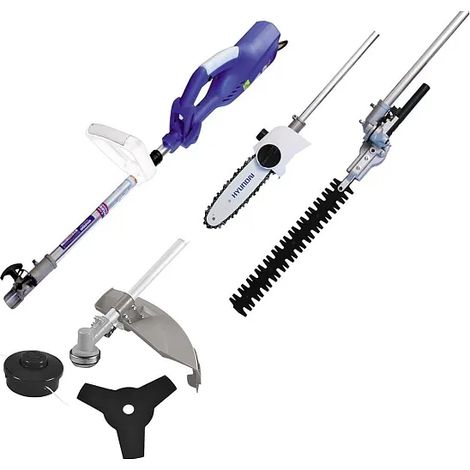Hyundai – Débroussailleuse électrique multifonction 4 en 1 1400W – Moteur universel 230V – Tête nylon 420mm – Lame 255mm – Poignée ergonomique SOFT-GRIP — photo 1