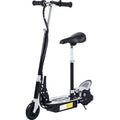 Trottinette électrique pliable HOMCOM 120W pour enfants de 7 à 12 ans, guidon et hauteur de selle réglables, vitesse maximale de 10 km/h, noire