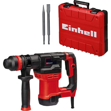 Einhell Marteau Démolisseur TE-DH 5 (5 J, mandrin SDS-Plus, poignée anti-vibration) Livré avec coffret E-Box