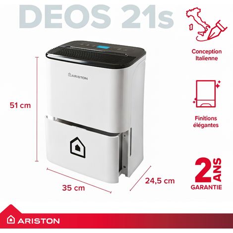 Déshumidificateur Intérieur Connecté 21L - Ariston DEOS 21S NET WIFI - Intelligent, Silencieux,  jusqu'à 52 m² — photo 5