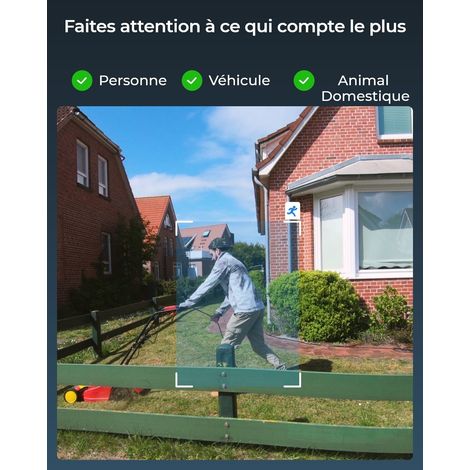 Reolink – Caméra de surveillance extérieure 4K 8MP – WiFi bi-bande 2,4/5 GHz – Vision nocturne couleur – Rotation 355° et inclinaison 140° – Détection intelligente — photo 5