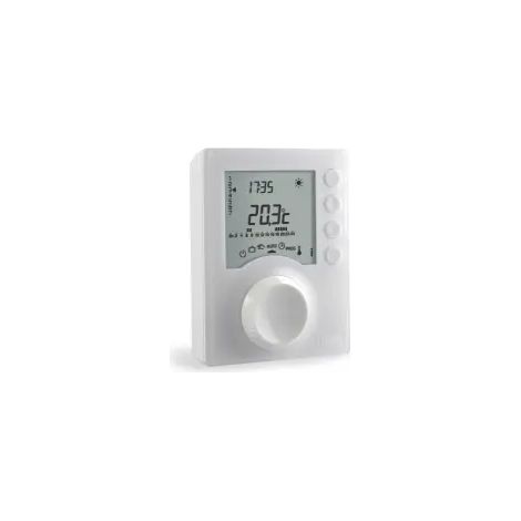 Delta Dore – Thermostat programmable chauffage Tybox 1137 – sans fil – 2 niveaux de consigne – programmation journalière personnalisable – grand écran rétroéclairé — photo 4