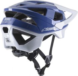 Casque Alpinestars Vector Pro A1 Bleu / Gris — photo 2