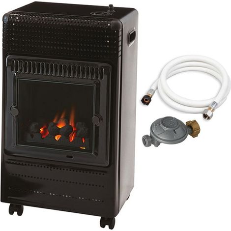 Favex – Poêle à gaz infrarouge Ektor Fire – 3 puissances de chauffe – Surface jusqu'à 35 m² – Tuyau et détendeur inclus – Technologie Infrableu — photo 1