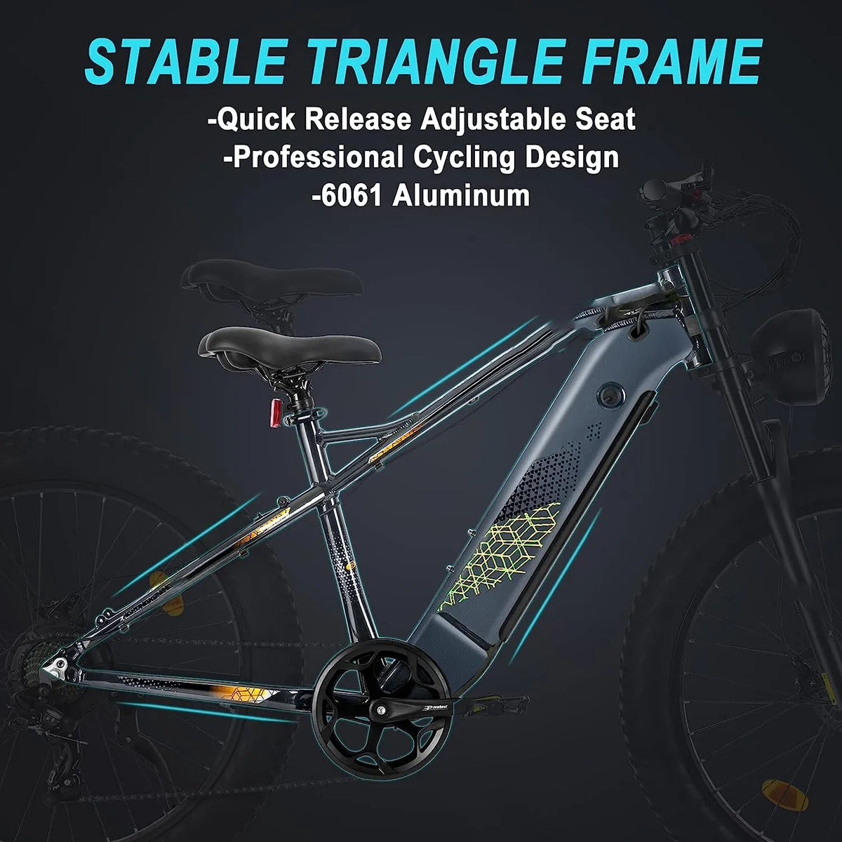Electric Bike,750W Electric Bike for Adults BAFANG Motor 48V 15Ah Samsung Cell Battery Ebike, Fat Tire Electric Bicycles, 28MPH 35-80Miles Electric Mountain Bike, Shimano 7-Speed UL Certified