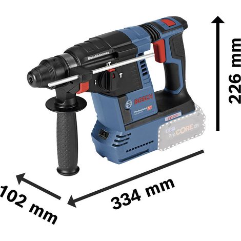 Perforateur sans-fil BOSCH GBH 18V-26 SDS-Plus - machine seule + L-Boxx - 0611909001 — photo 3
