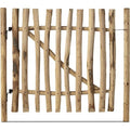 Easycloture – Portillon bois ganivelle 1m00 – Piquets en bois fendu – Résistant aux intempéries – Pour entrées naturelles — photo 1