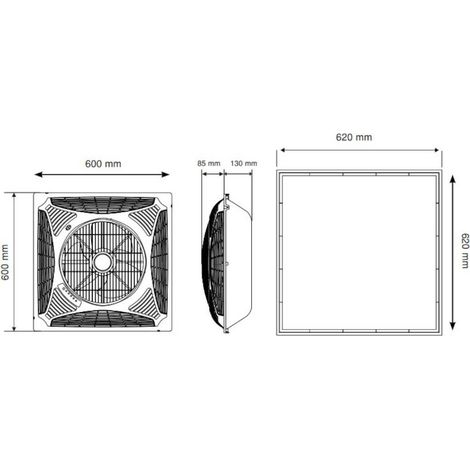 Ventilateur de plafond 60 cm – 3 vitesses – Télécommande – Oscillation – Couleur blanche – Puissance 46W – Pour espaces ouverts – Westinghouse — photo 3