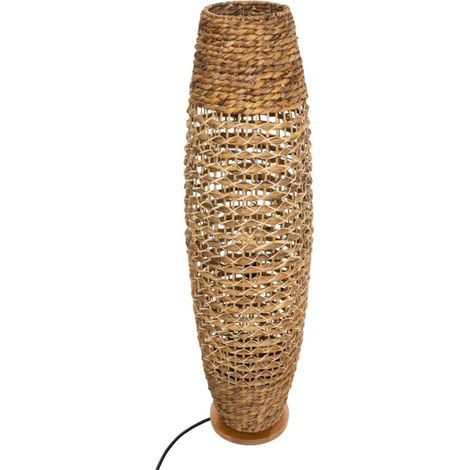 Les Tendances – Lampadaire trépied en métal et papier tressé – Hauteur 118 cm – Design bohème pour intérieur chaleureux – Douille E27 — photo 1
