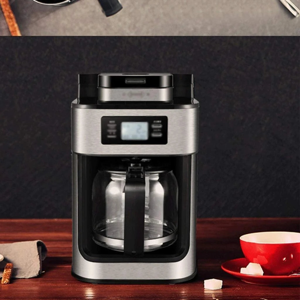 2026 Machines à Café Machine à Café, Machine à Café Entièrement Automatique Grinder Machine à Café à Domicile Poudre de Soja