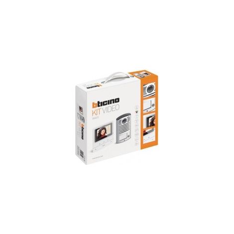 Bticino – Kit vidéo mains libres 2 fils – Interphone avec caméra couleur 5" – Écran LCD 5" – Degré de protection IP54 – Installation murale ou sur bureau — photo 6