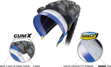 Pneu VTT Michelin Wild AM2 Competition Line 29'' Tubeless Ready Souple Gravity Shield GUM-X E-Bike Ready — photo 3