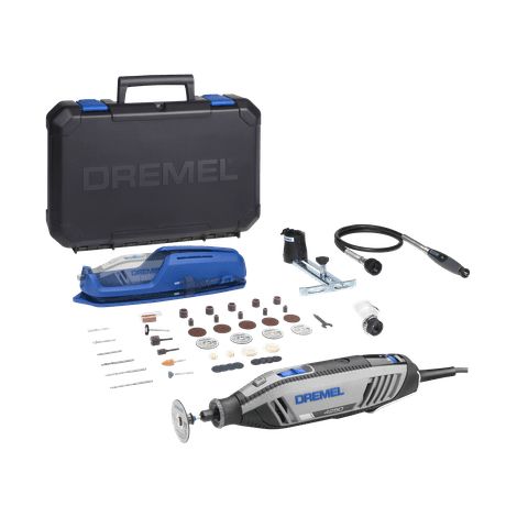 Outil rotatif Dremel 4250 175 W, jeu d'outils multifonctions avec 3 embouts et 45 accessoires, moteur 175 W avec électronique constante, vitesse variable 5 000-35 000 1/min — photo 1