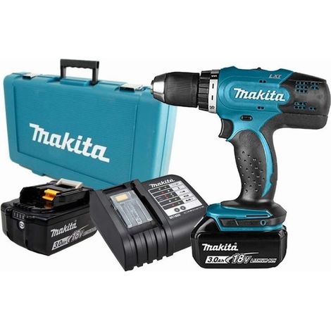 Perceuse-visseuse MAKITA Brushless LXT DDF453SFE 18V + 2 batteries 3Ah + chargeur + coffret — photo 1