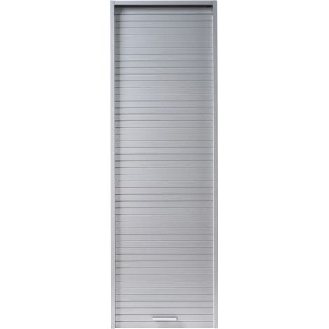 Beaux Meubles Pas Chers – Meuble de cuisine aluminium 1 rideau coulissant – 4 niches – L 40 x H 123.6 x P 35 cm – Éco-conçu, fabriqué en France — photo 2
