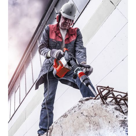 Einhell Marteau Démolisseur TE-DH 32 (1500 W, force de frappe de 32 J, mandrin SDS-max, poignée principale anti-vibration + revêtement souple Softgrip, vendu avec pointeau et burin plat + E-box) — photo 4