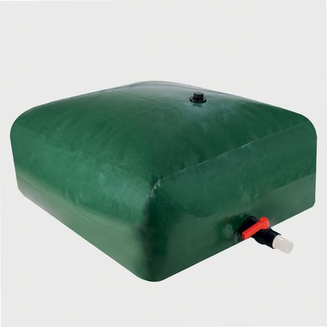 Werka Pro – Cuve citerne souple 3000 litres – PVC épais soudé 0,7 mm – 2 entrées d'eau 1'' – Installation rapide et simple — photo 1