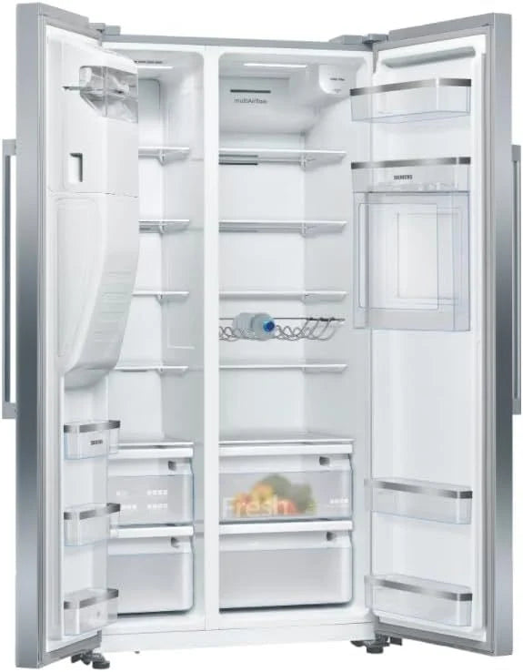 2026 SIEMENS KF96NVPEA iQ300 Multi-Door-Kühlschrank, 183 x 91 cm, 405 L Kühlen & 200 L Gefrieren, hyperFresh längere Frische