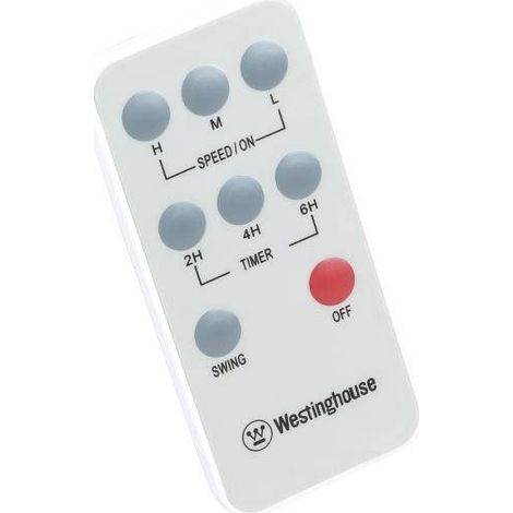 Ventilateur de plafond 60 cm – 3 vitesses – Télécommande – Oscillation – Couleur blanche – Puissance 46W – Pour espaces ouverts – Westinghouse — photo 5