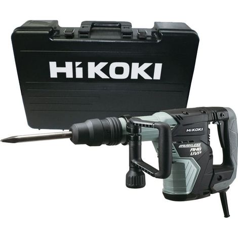 Hikoki – Piqueur SDS-Max 1150W 10,1 Joules – Electro-pneumatique pour béton armé – Variateur électronique 4 positions – Protection anti-vibration