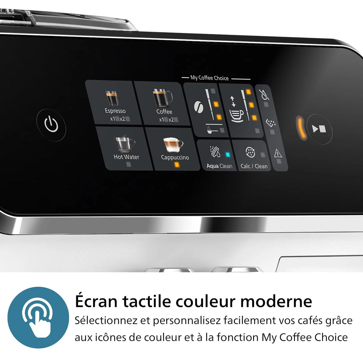 2026 Philips Machine à Expresso Automatique Série 2300-4 Boissons, Écran tactile couleur moderne, Système de lait LatteGo, Si