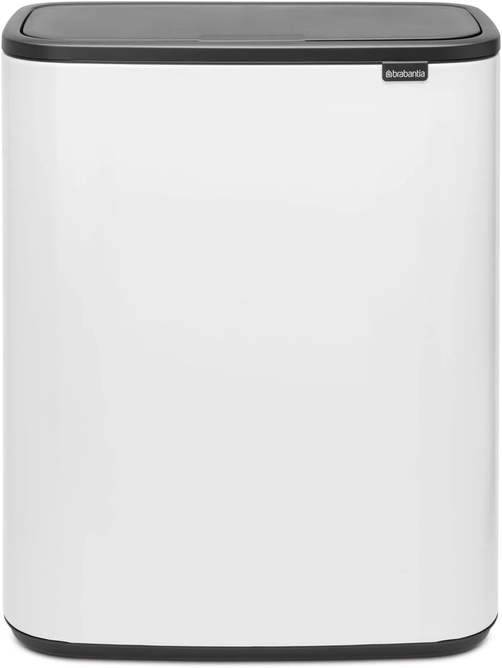 2026 Poubelle Brabantia, acier mat, anti-traces de doigts, 2 x 30 L
