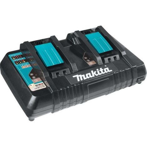 Pack de 4 Batteries 6Ah MAKITA BL1860 - 198091-4 - Chargeur double DC18RD - Coffret Makpac — photo 4