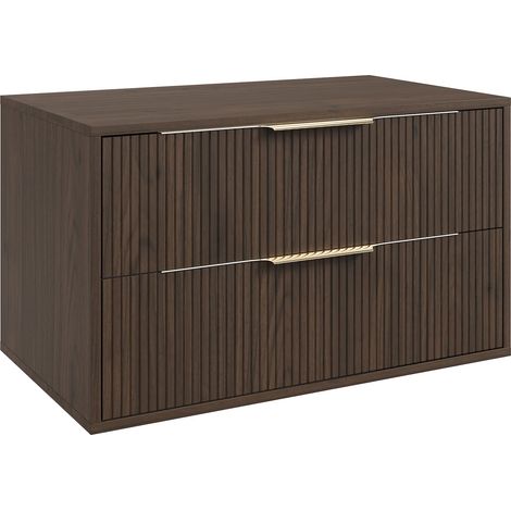 Badplaats Meuble sous-vasque Rimini 80 cm - Noyer brun -  Meuble — photo 1
