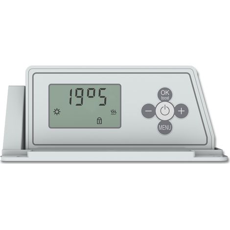 Carrera Radiateur Électrique LCD Céramique Blanc 1000W NATA — photo 5