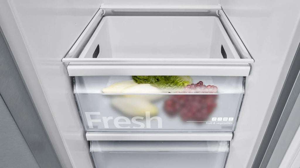 2026 SIEMENS KF96NVPEA iQ300 Multi-Door-Kühlschrank, 183 x 91 cm, 405 L Kühlen & 200 L Gefrieren, hyperFresh längere Frische