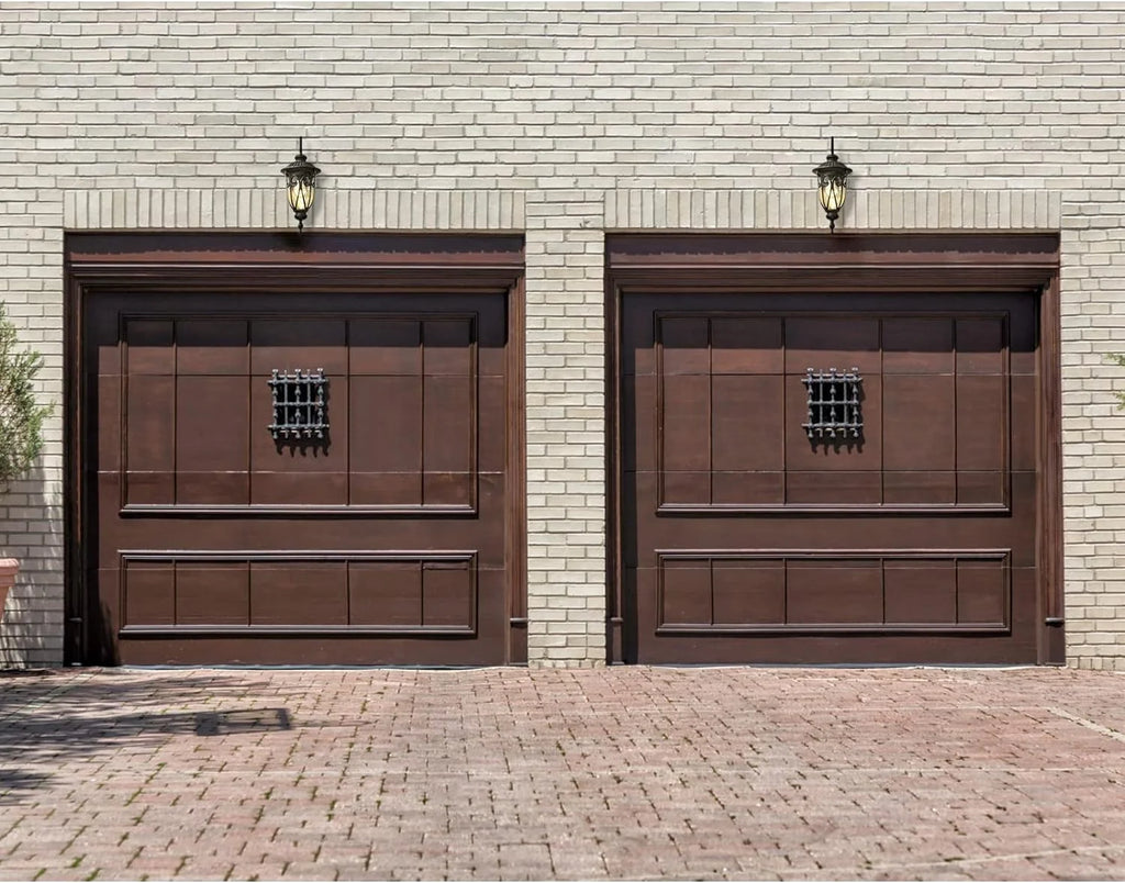 2026 Grande applique murale d'extérieur de 58 cm pour porche, lot de 2, en aluminium, lanterne vintage en bronze avec abat-jo