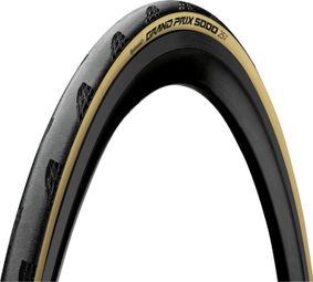 Pneu Route Continental GP 5000 700 mm Tubetype Souple Vectran Breaker BlackChili Flancs Cream — photo 1