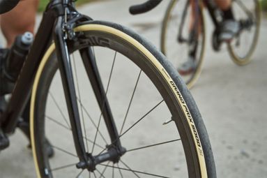 Pneu Route Continental GP 5000 700 mm Tubetype Souple Vectran Breaker BlackChili Flancs Cream — photo 4
