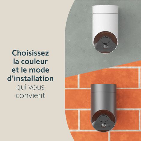 SOMFY 1875319 - Outdoor Camera blanche - Caméra de surveillance extérieure wifi — photo 5