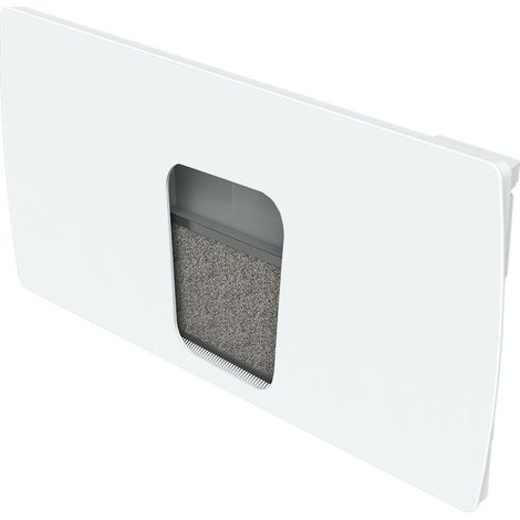 Radiateur à inertie CARRERA - Ceramique Verre Blanc LCD 2000W - Blanc — photo 5