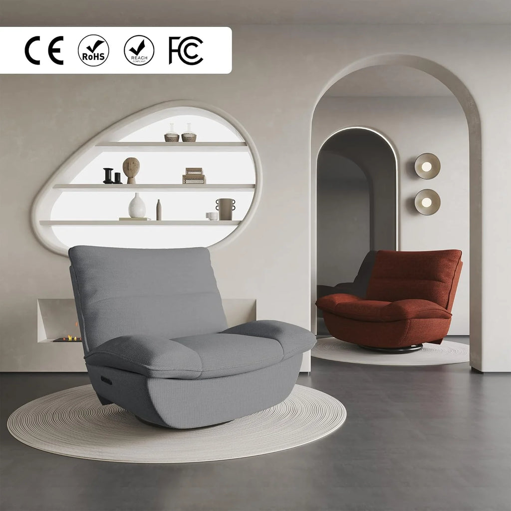 2026 Fauteuil inclinable FLEXISPOT XC6, canapé pivotant à bascule, fauteuil TV avec dossier réglable, fauteuil inclinable pou