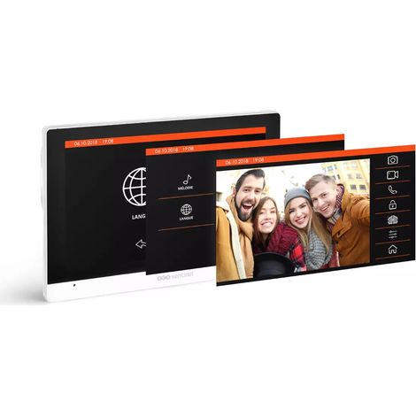 Scs Sentinel – Interphone vidéo filaire 7 pouces – Badges RFID – Vision nocturne – Platine de rue grand angle IP55 – Garantie 5 ans — photo 3