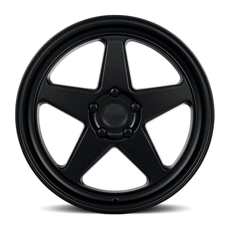 4 x Katana KR03 Matte Black Wheels 5x114.3 18x8 +40et Racing Performance Rims
