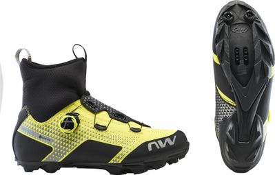 Chaussures VTT Northwave Celsius XC Arctic Gtx Jaune Fluo/Noir — photo 3