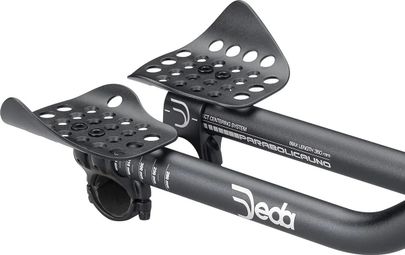 Prolongateurs Deda Parabolica Uno Aluminium 31.7 mm Noir + Entretoises de Rehausse — photo 3