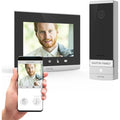 Extel – Visiophone filaire connecté avec QR Code – Moniteur couleur 7'' – Vision nocturne – Installation facile avec 2 fils – Résistant IP44 — photo 1