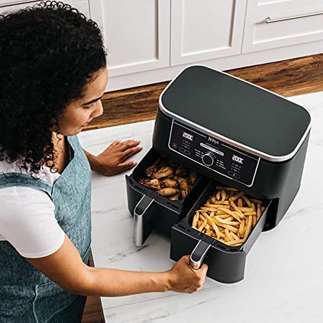 Ninja – AF400EU – Friteuse sans huile 2 compartiments – 6 modes de cuisson – Cuisson jusqu'à 75% plus rapide – Technologie Max Crisp — photo 6