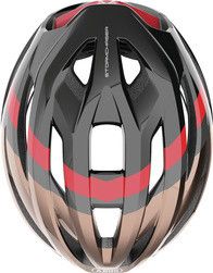 Casque Abus StormChaser Metallic Copper Beige / Rouge — photo 2
