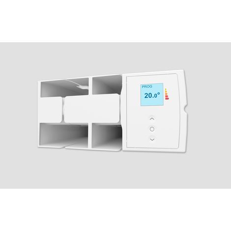 ATLANTIC - Radiateur chaleur douce Accessio digital 2 horizontal 1000W blanc - 524910 — photo 5